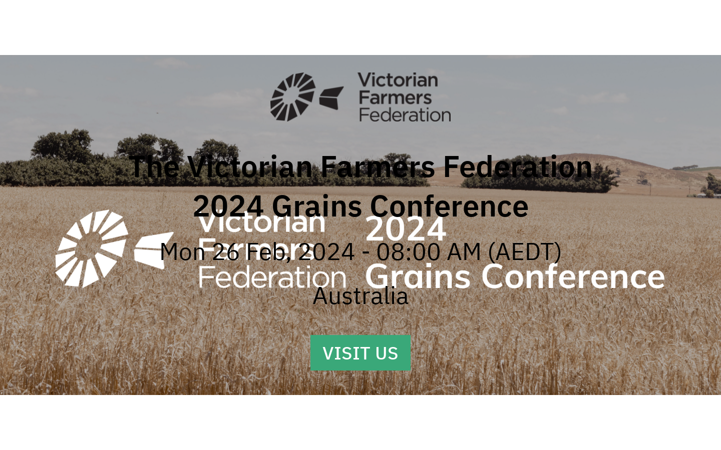 The Victorian Farmers Federation 2024 Grains Conference